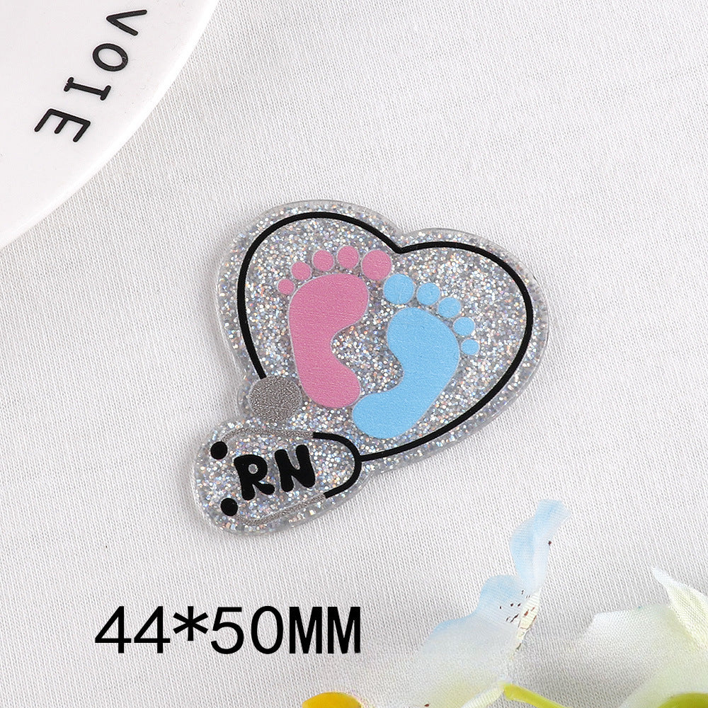 Wholesale 10PCS FlatBack Cartoon Pills Clothes Bottle Pins Cute Things DIY Acrylic Patch